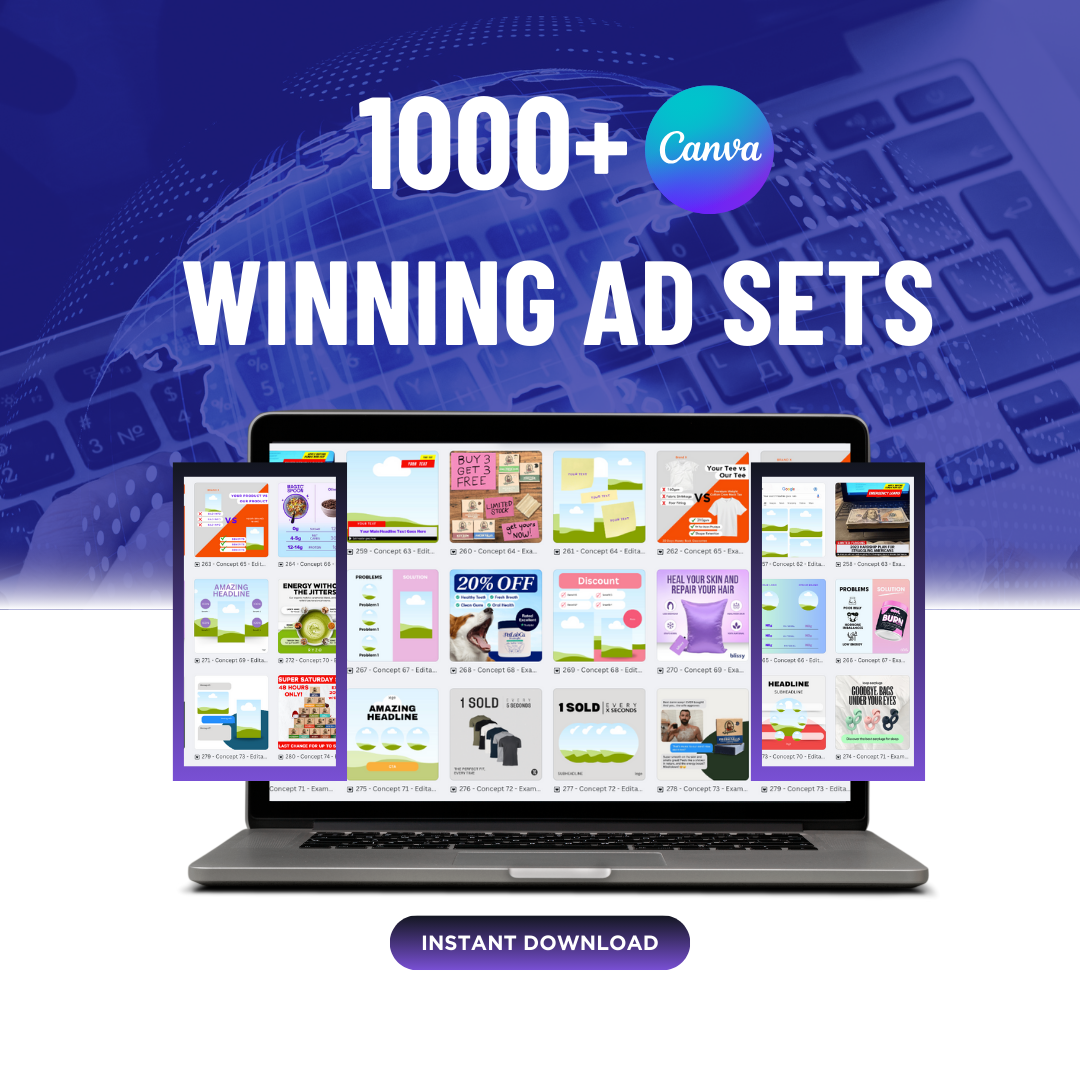 1000+ Tested Winning Ad Sets - Instant Access