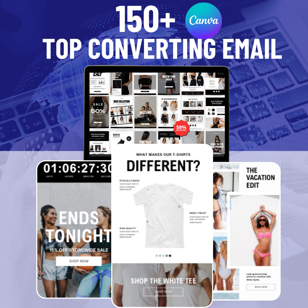 150+ high Converting Email Templates