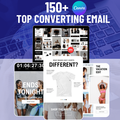 150+ high Converting Email Templates