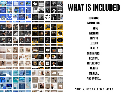 12000 Instagram Stories & Post The Don Canva Package